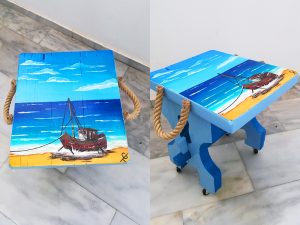 Maritimer Tisch von Tanja Günther