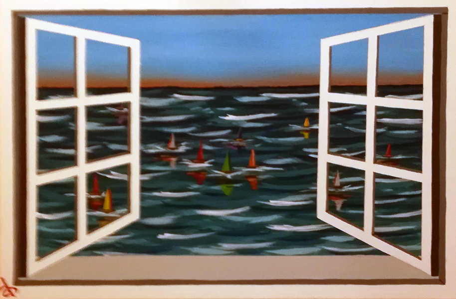 Window to the sea by Tanja Günther