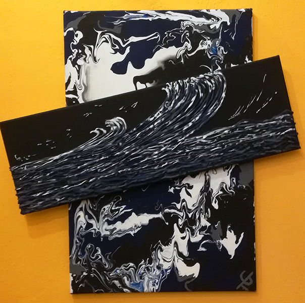 The Wave | Acrylmalerei Tanja Günther