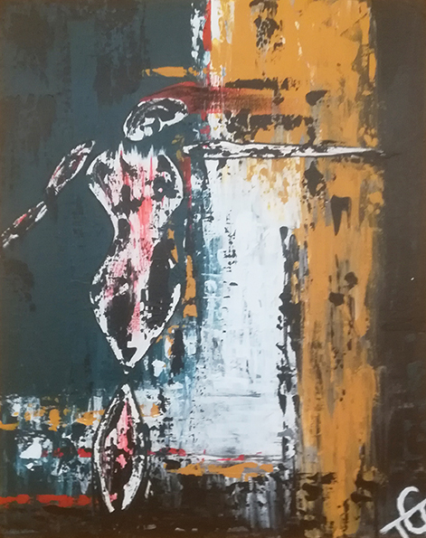 Torn | Acrylmalerei von Tanja Günther