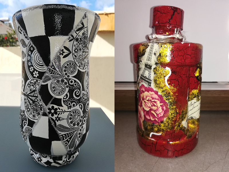 Decoupage-Beispiele Decoupage-Beispiele
