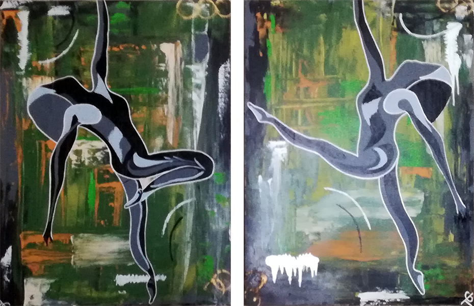 Dreamdancer: Acrylmalerei by Tanja Günther