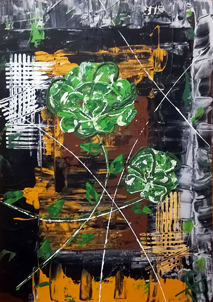 Green Flowers by Tanja Günther