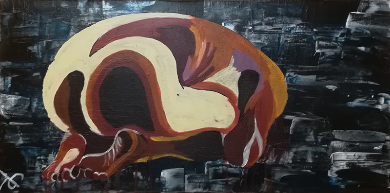 Humility: Acrylmalerei von Tanja Günther