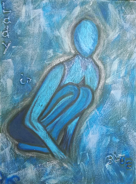 Lady in Blue by Tanja Günther